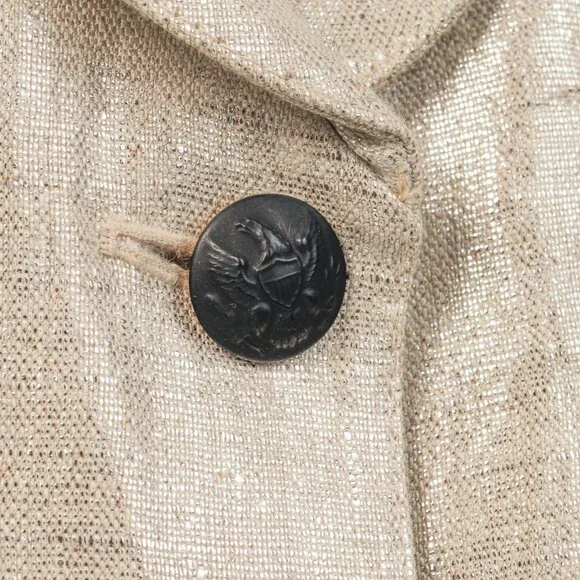 Smythe Spring 2020 Pewter Peaked Lapel Blazer - Picture 8 of 10